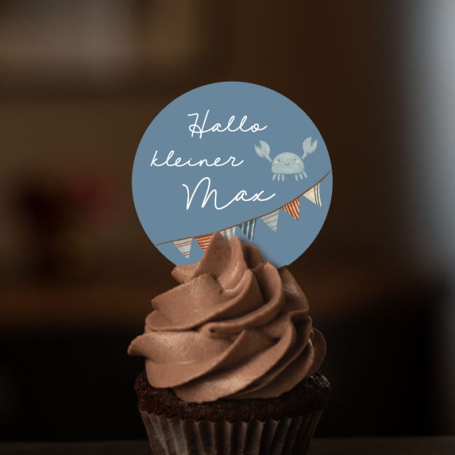 CAKEMOTION · finest edible designs · Cupcake & Aufleger selbst gestalten · Esspapier · Fondant · Onlineshop · Baby · Geburt · Taufe · Maritim